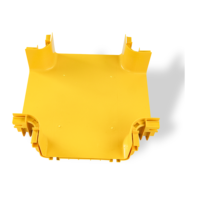 Vezelkabelgoot horizontaal kruis met ingebouwde connector